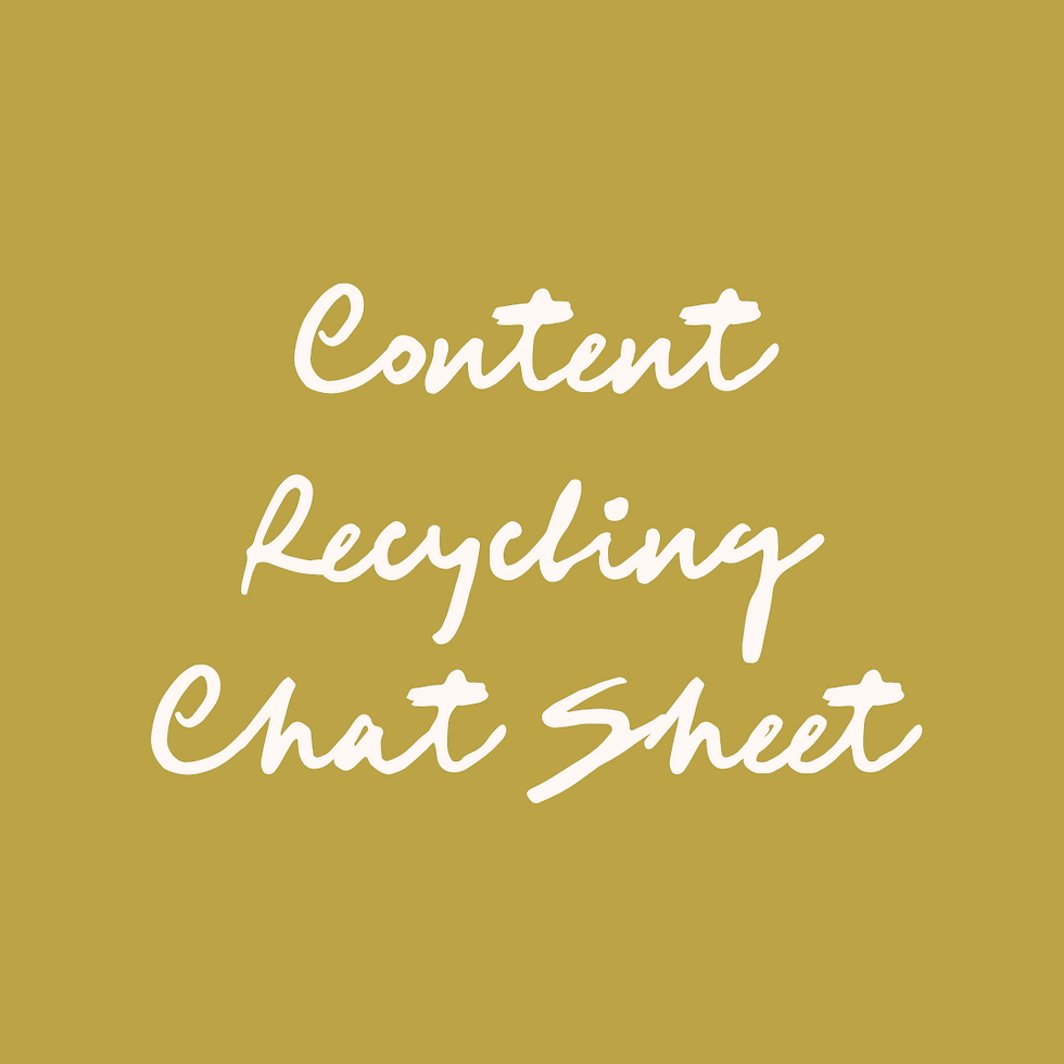 ♻️ Content Recycling Toolkit