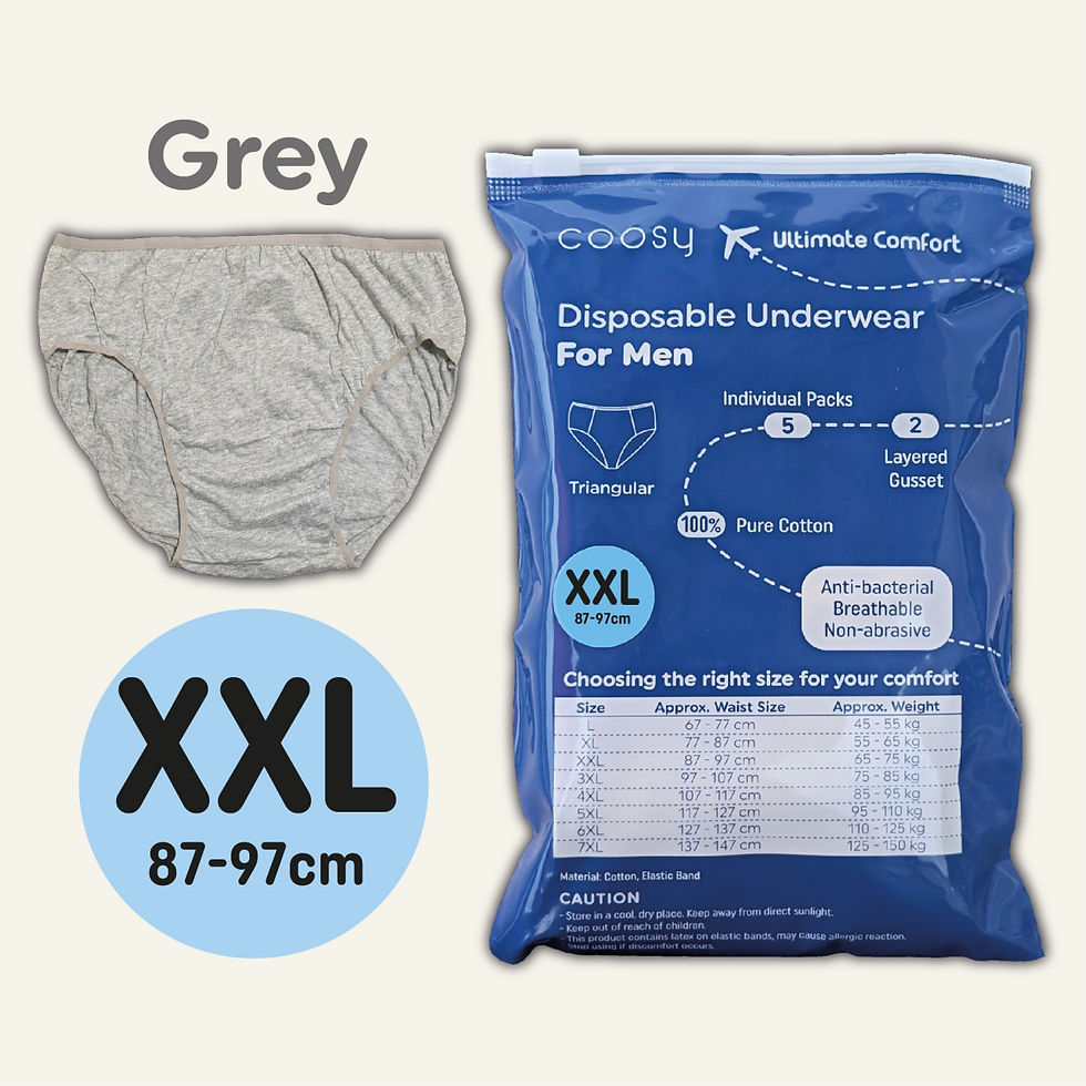 Thumbnail: Coosy Ultimate Comfort Disposable Triangular Underwear for Men