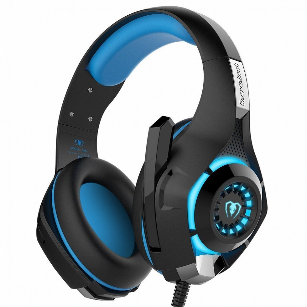 Thumbnail: Beexcellent Stereo Bass Surround Gaming Headset for PS4 New Xbox One PC with Mic