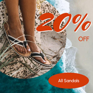 20% off summer sale template