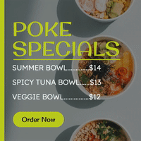 Poke summer specials template