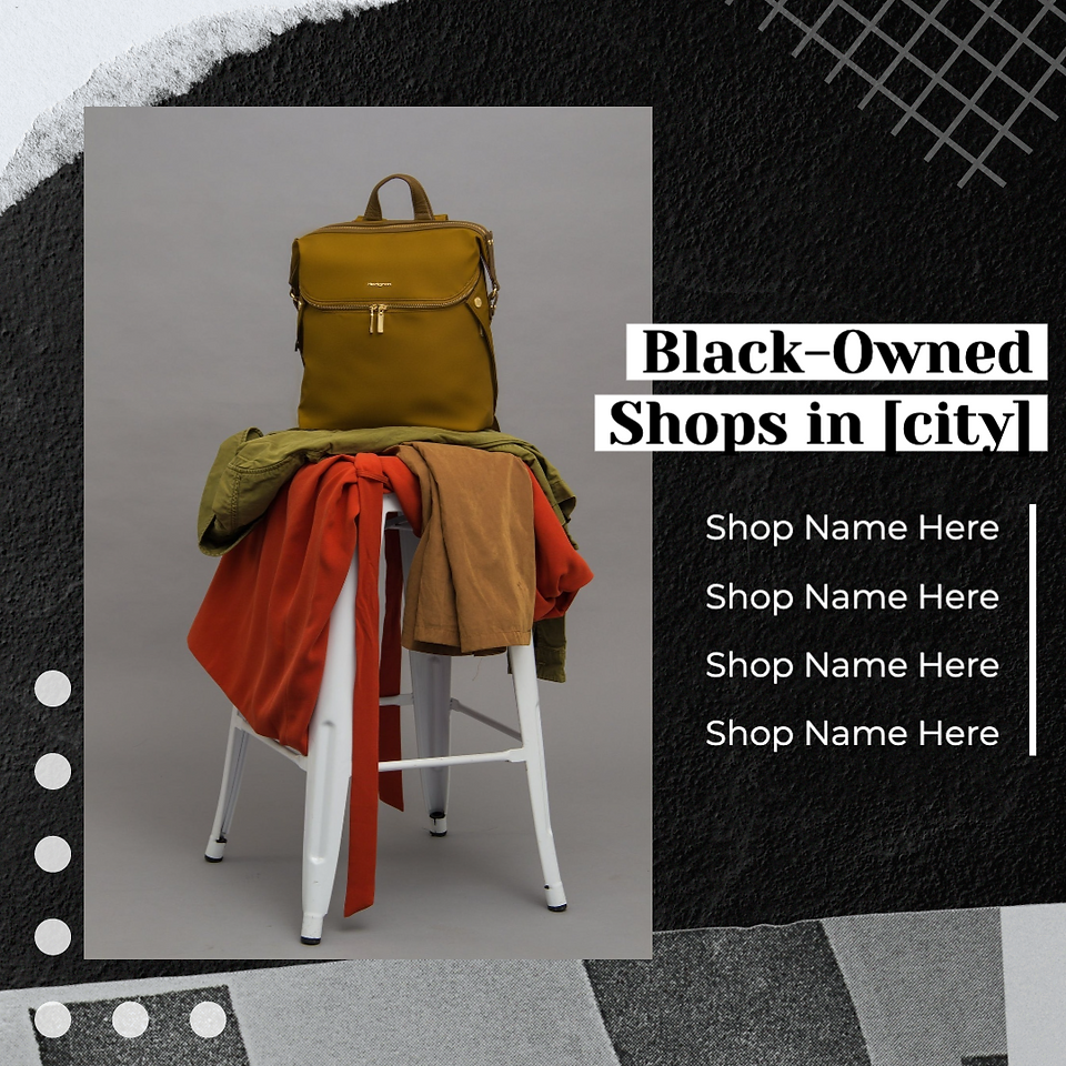 Black-owned Shops template