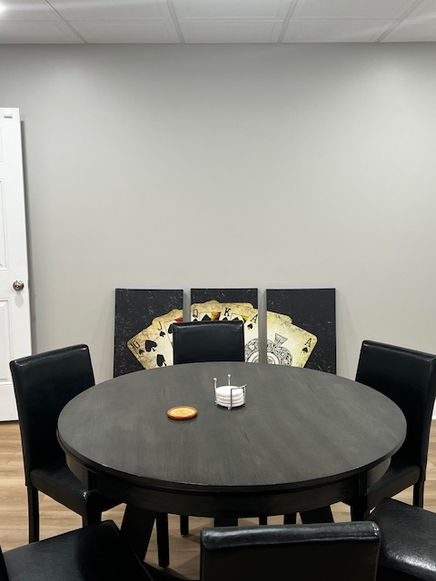 basement remodel. Poker Tables. Entertainment Spaces. Mulit-genrational spaces.