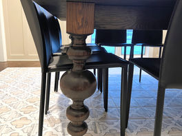 Dining Room Remodel. First Floor Remodel. Custom Dining Table