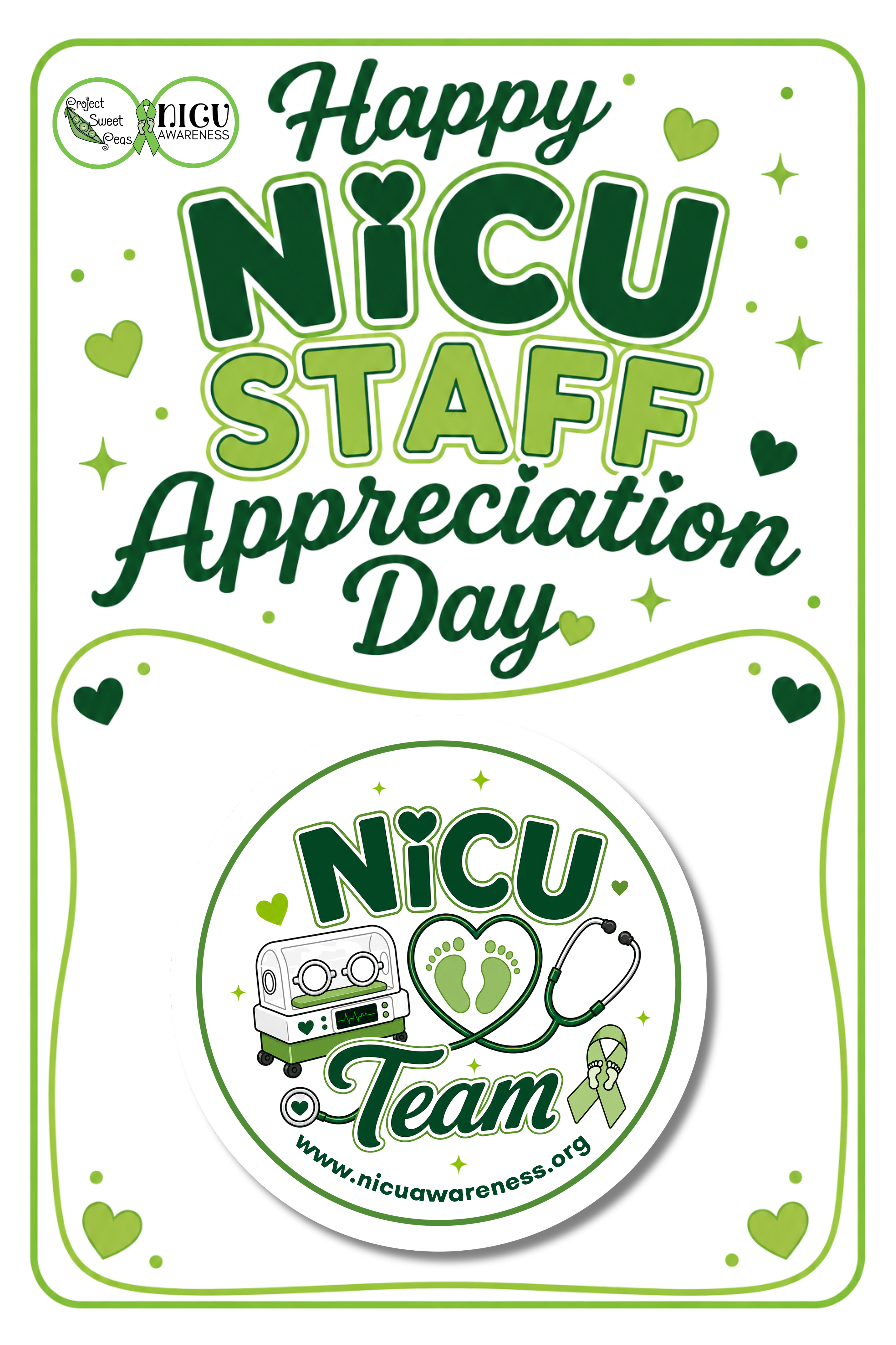 2026 Nurse & Staff Appreciation Stickers (Coordinator Pricing)