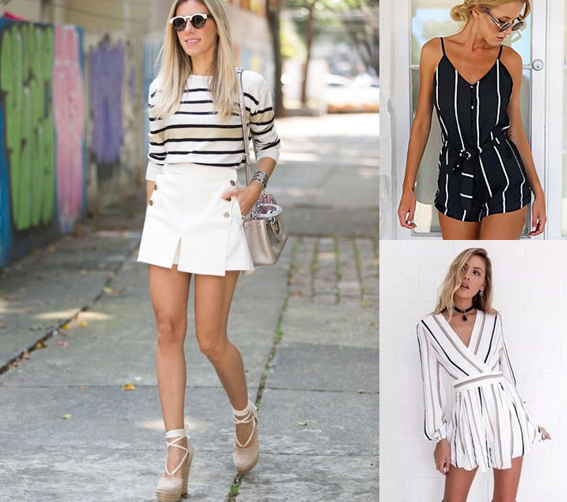 Post Inspiração: Verão usando listras! + de 20 looks pra te inspirar.