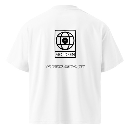 Unisex organic oversized high neck t-shirt | My Site 1