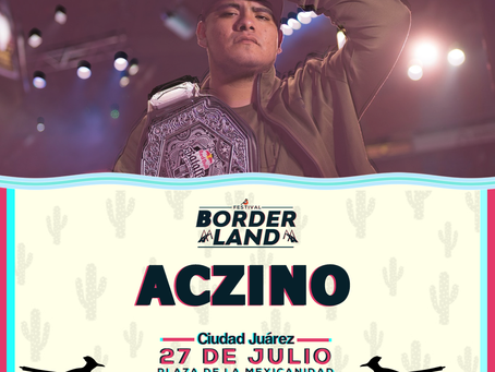 Aczino se añade al cartel del Festival Borderland
