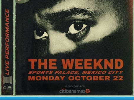 The Weeknd Anuncia Concierto en el Palacio de los Deportes