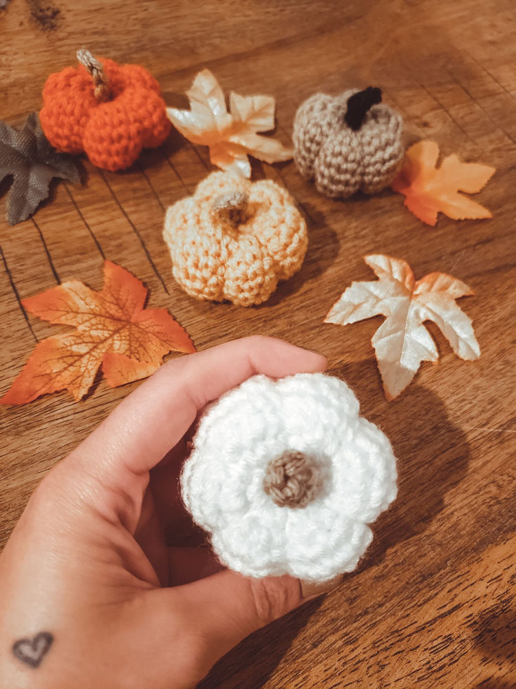 Mini Crochet Pumpkins Heather Corinne