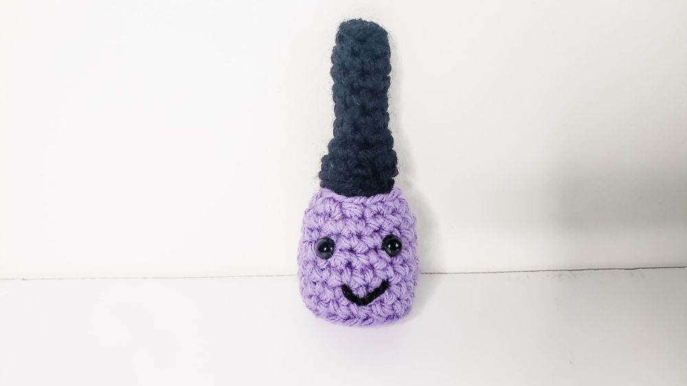 Nail Polish Amigurumi Free Crochet Pattern
