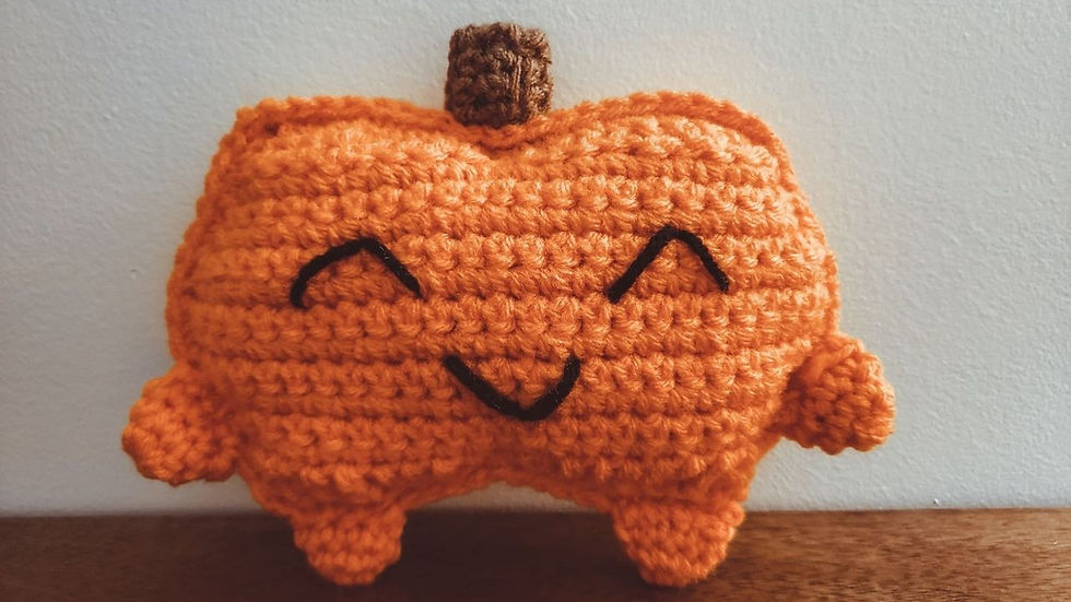 This Crochet Pumpkin Cuddler is a free pattern here on my blog!