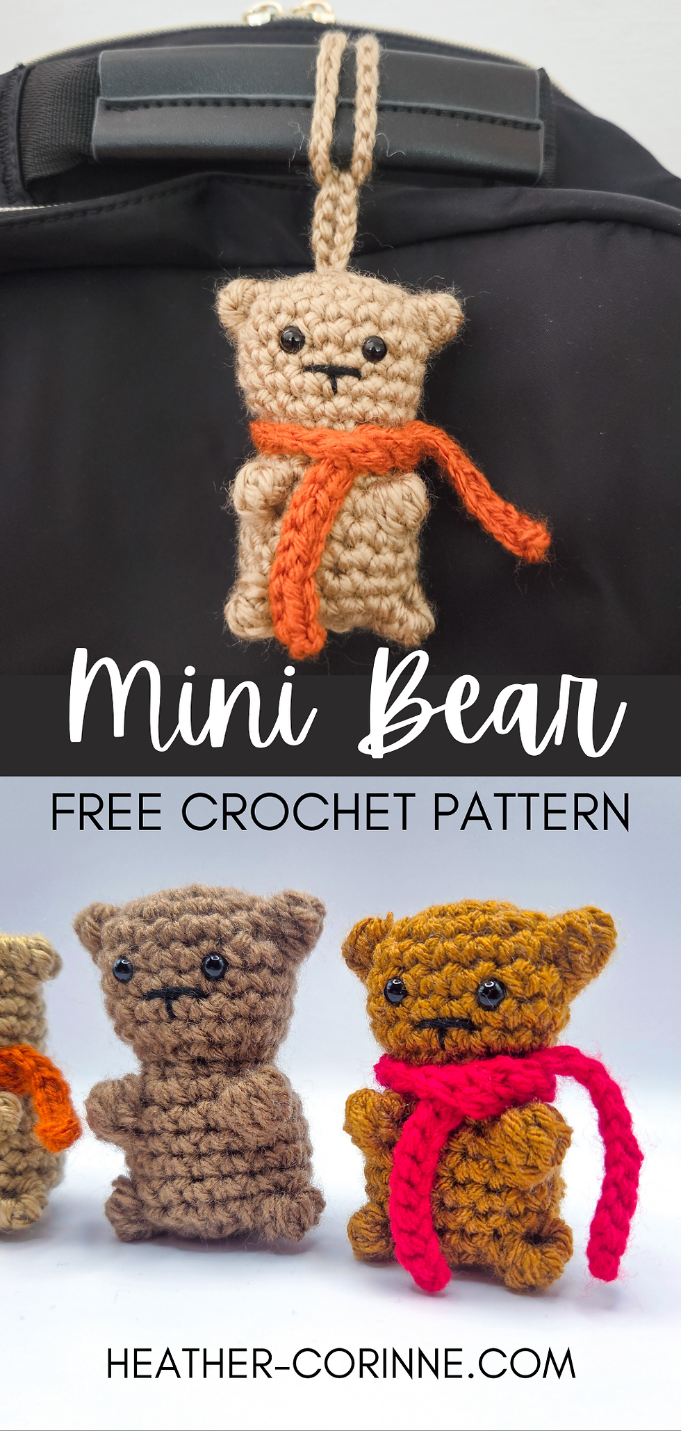 Crochet Mini Bear Pattern