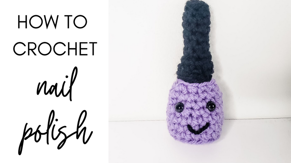 Nail Polish Amigurumi Free Crochet Pattern