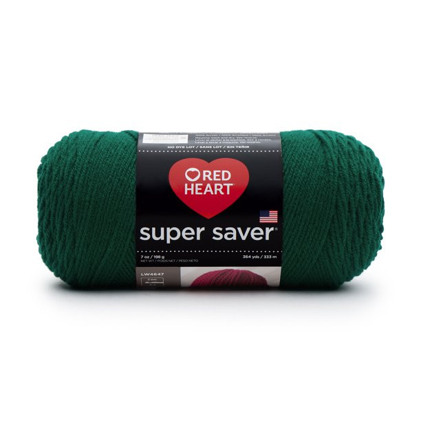 A photo of worsted weight yarn used for the Crochet Earth Garland.