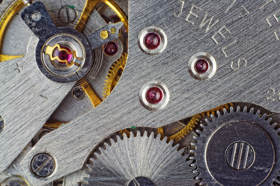 Watch Mechanism Close-Up