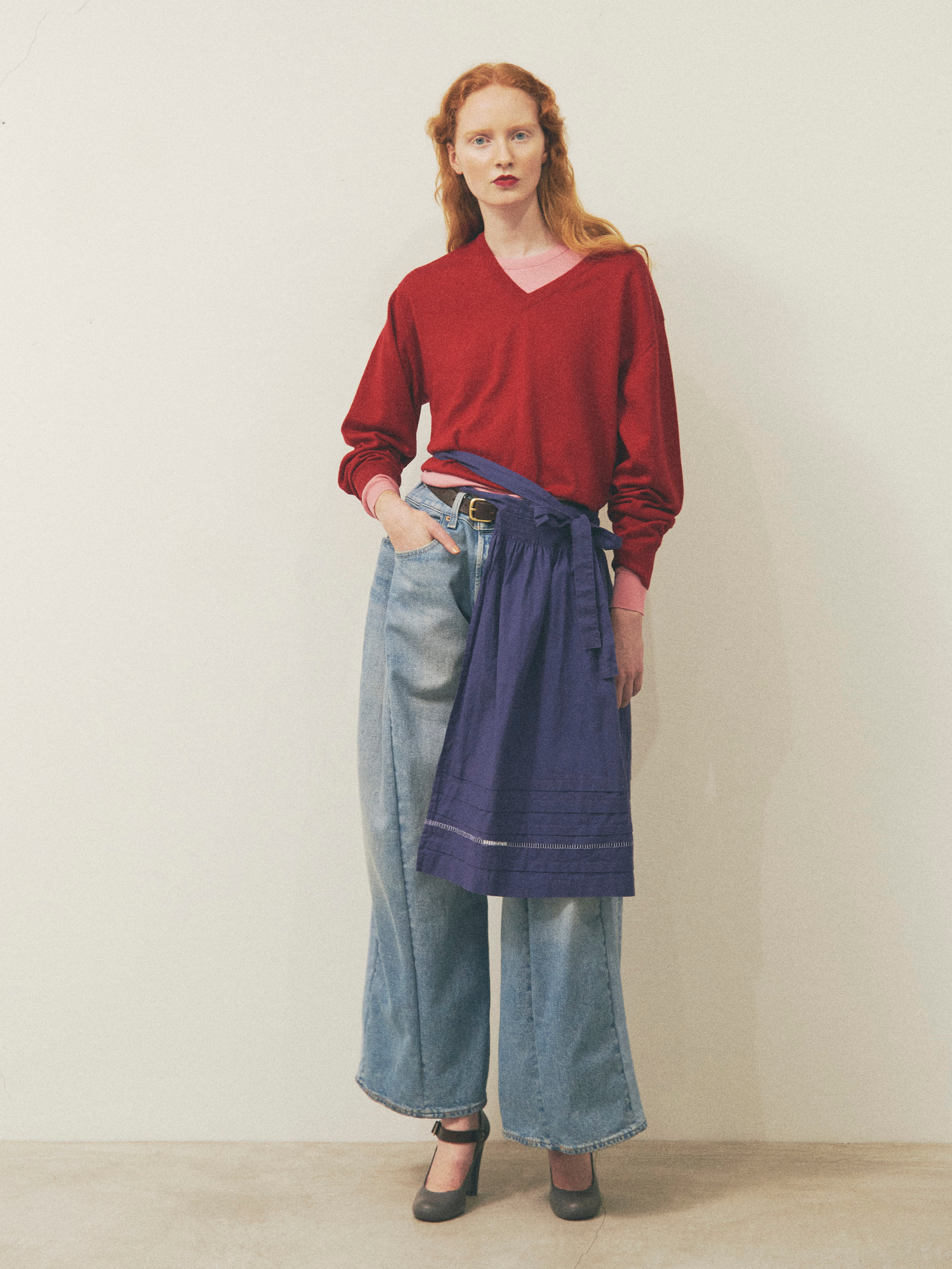 Justonlylimited Cobaltblue Harf Skirt image 2