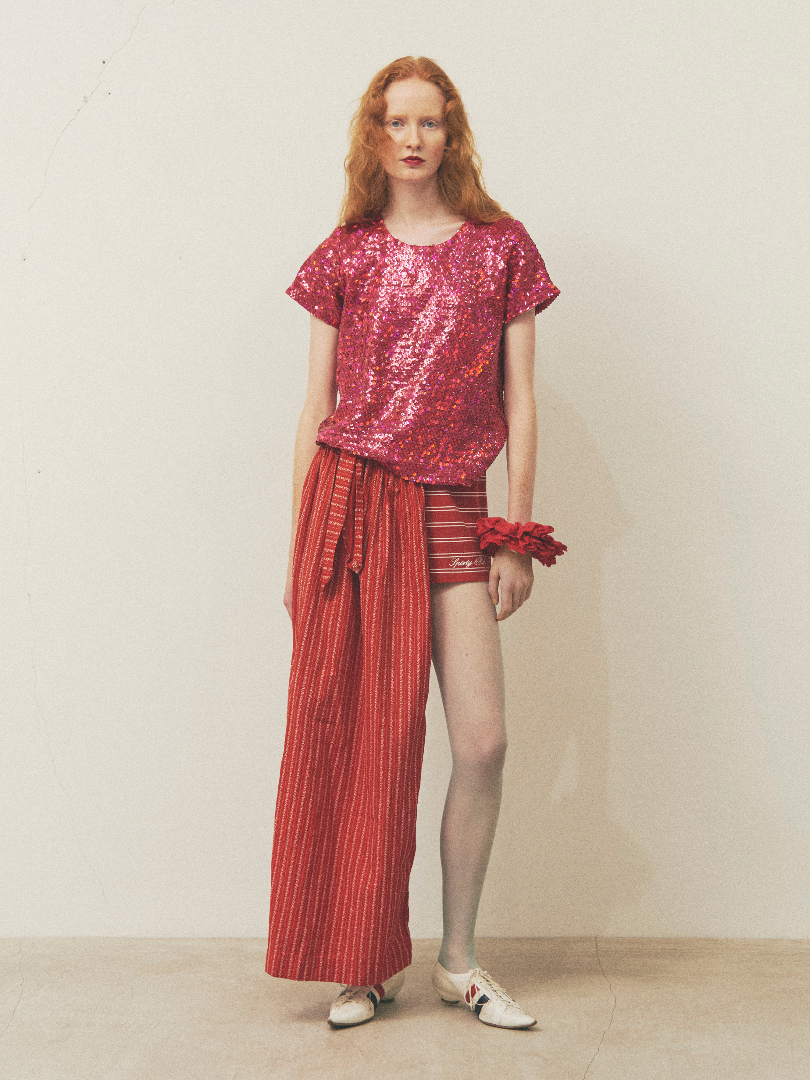 Justonlylimited Redstripe Long Skirt image 2