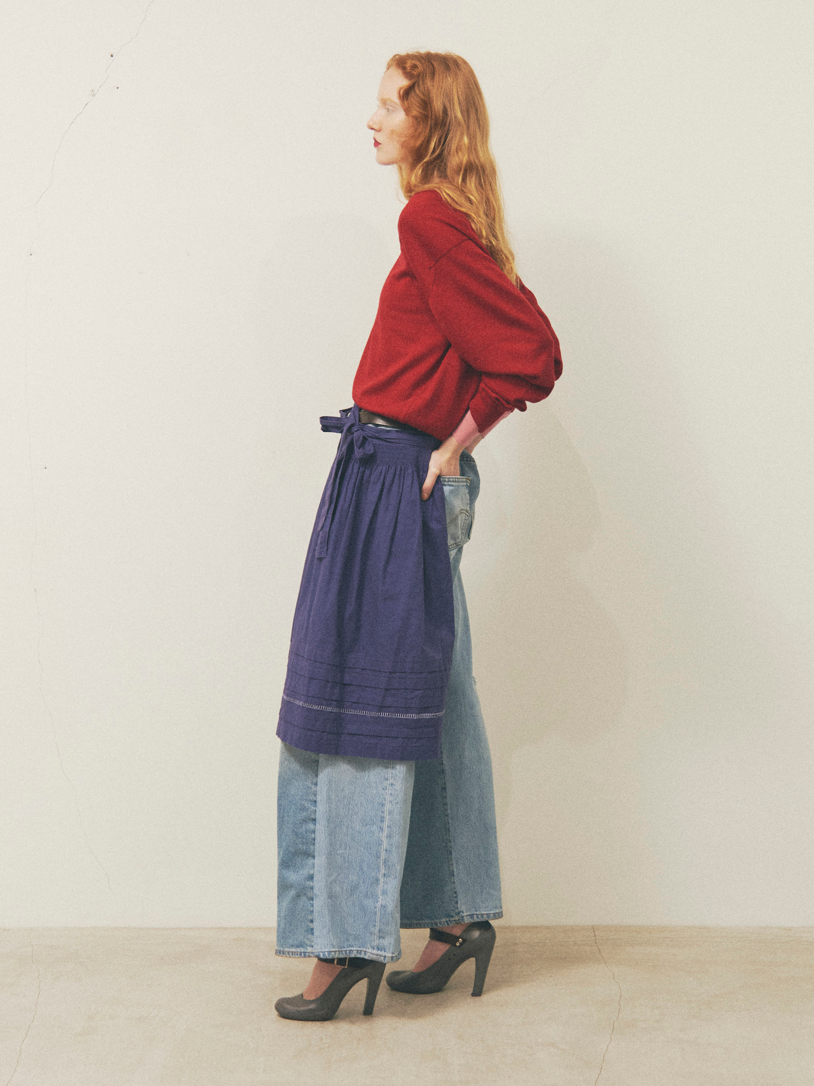 Justonlylimited Cobaltblue Harf Skirt image 3