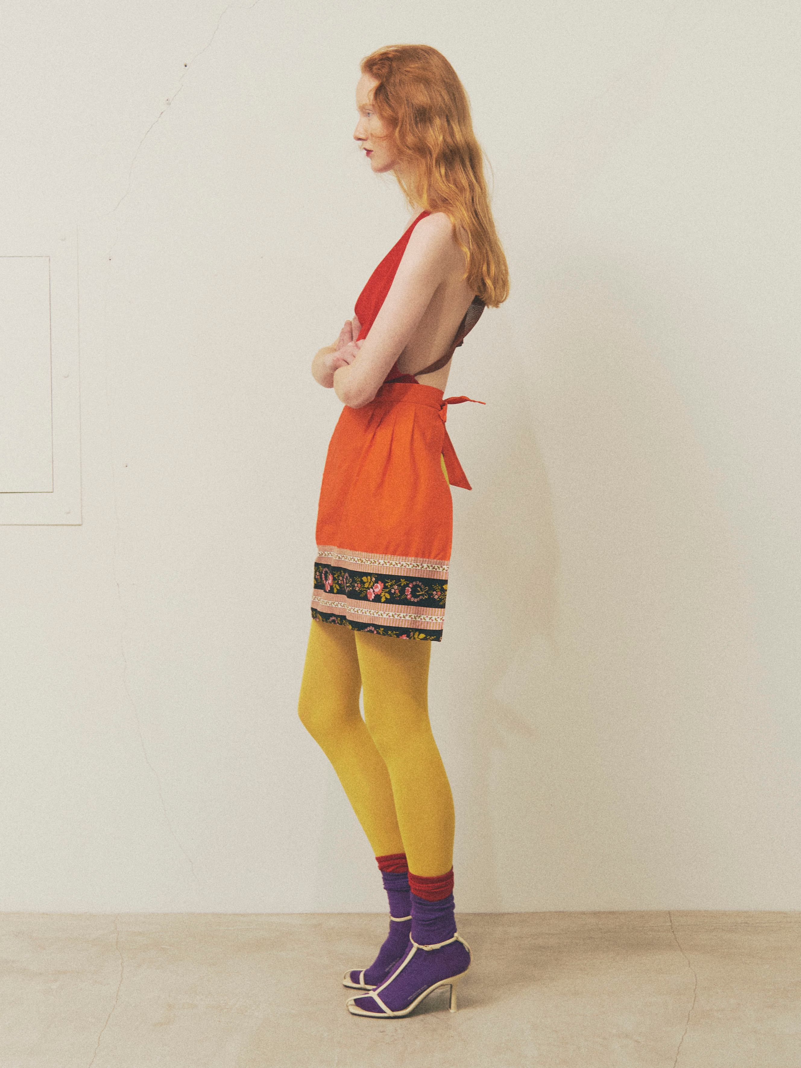 Justonlylimited OrangeShort Skirt image 3