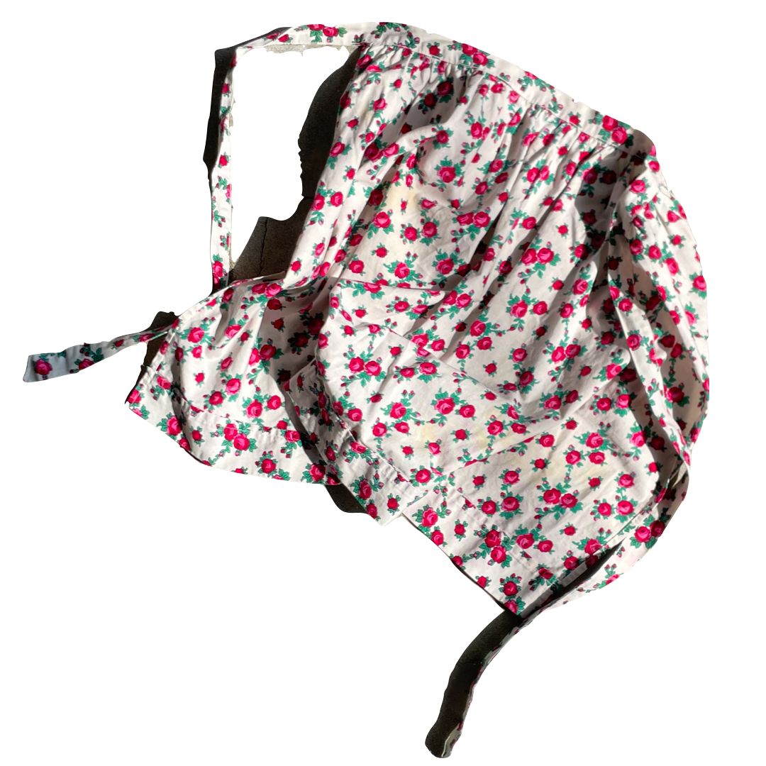 Justonlylimited White×Pinkflower Short Skirt image 5