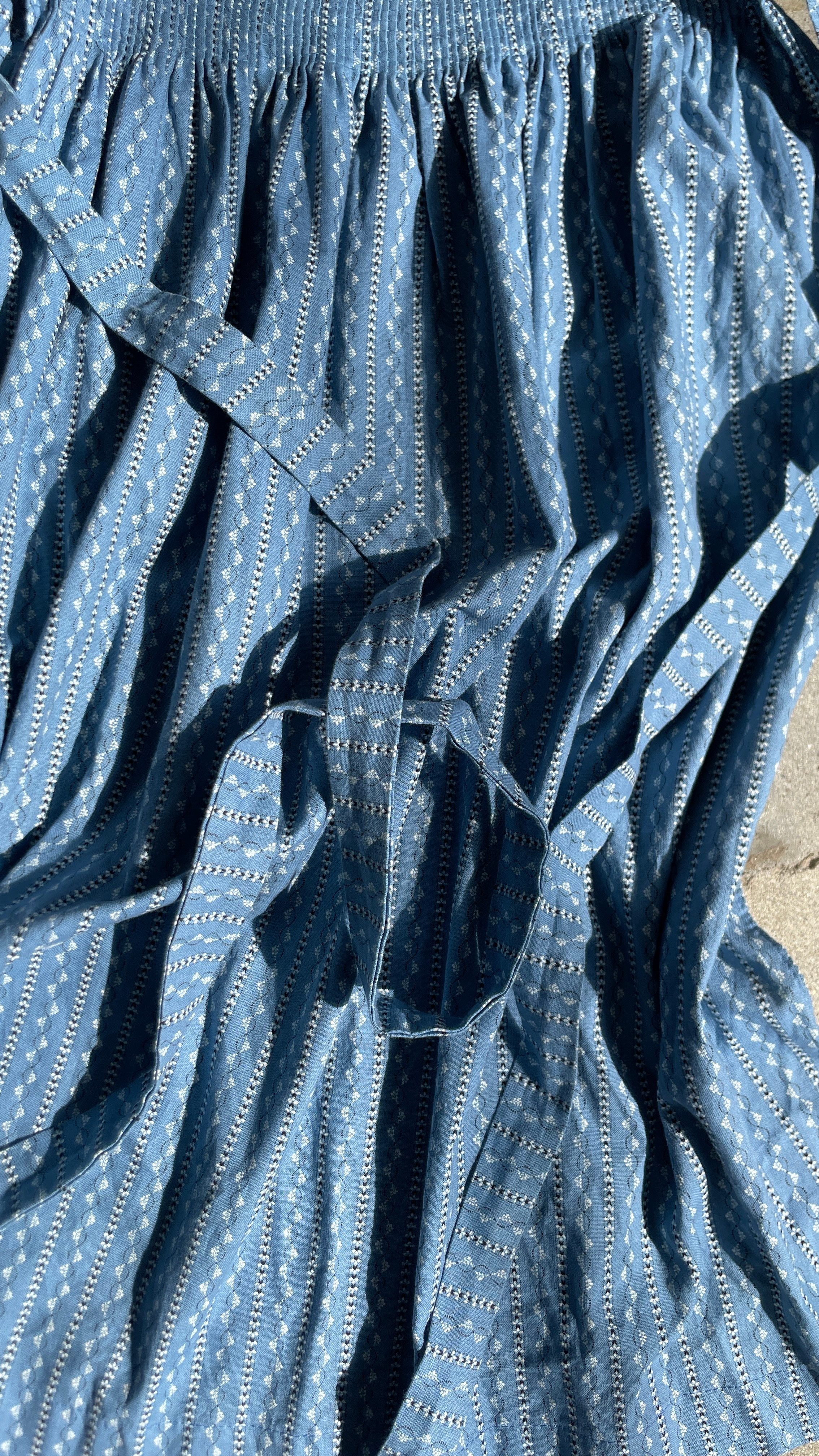 Justonlylimited Rightblue Stripe Harf Skirt image 4