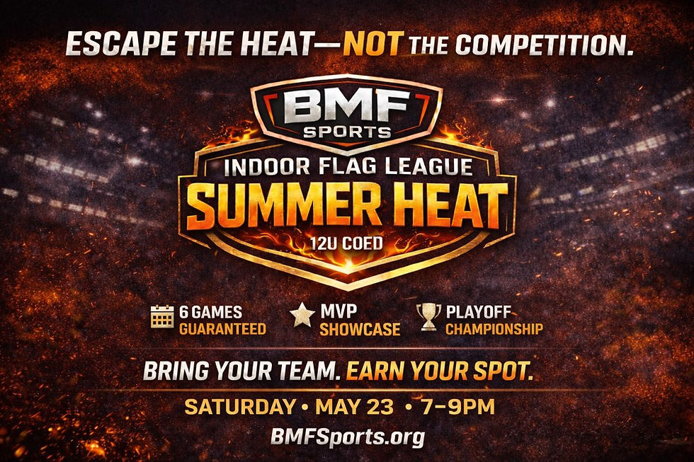 BMF Sports - Indoor Flag League: Summer Heat (12U Coed)