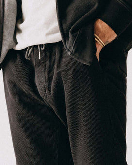 Thumbnail: The Après Pant Black Indigo Sashiko
