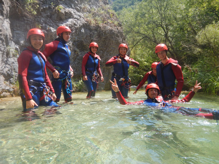 🇬🇷Canyoning at the Olympus in Greece
