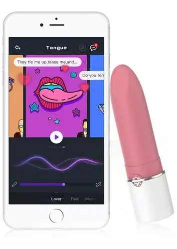 Miniatura: Bala Vibradora con Diseño de Lapiz Labial