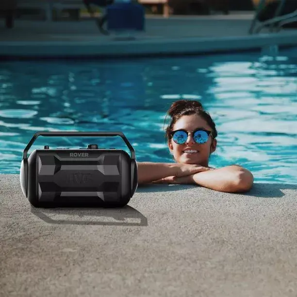 Miniatura: Bocina Portatil Jvc Rover 30 Hrs Resistente Al Agua Usb Aux. Color Negro