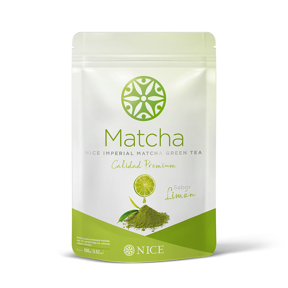 Matcha Green Tea, Limón, Bolsa 100g, NICE