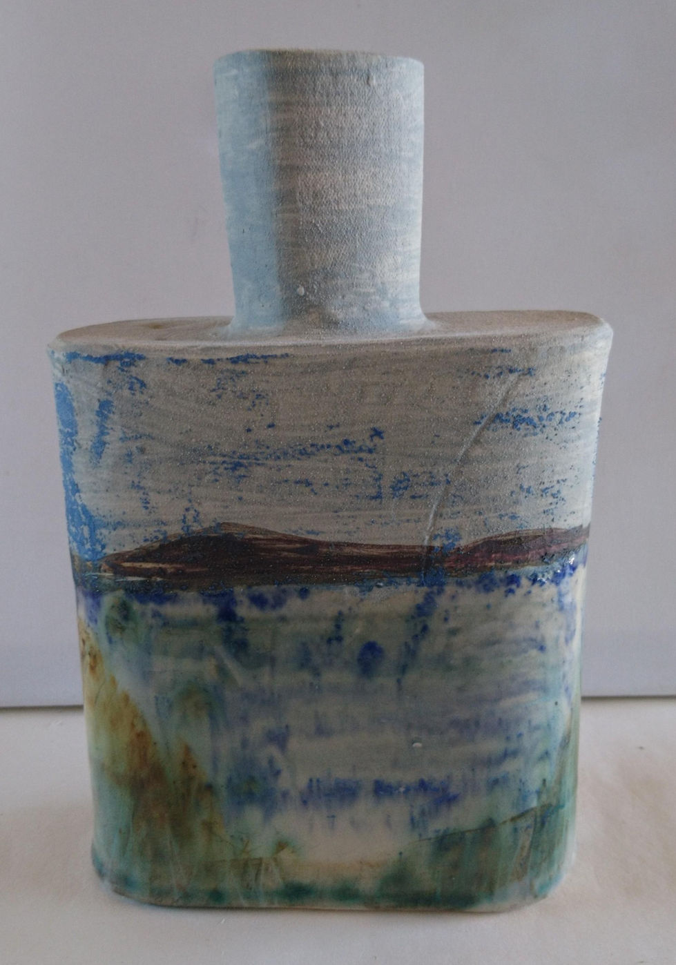 Julie Ward ceramic pottery vase nature scenery stoneware Scotland islands Hebrides art