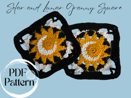 Solar and Lunar Granny Square | Dreamer Crochet