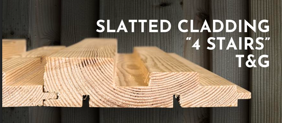 Thumbnail: Slatted Cladding '4 stairs' T&G