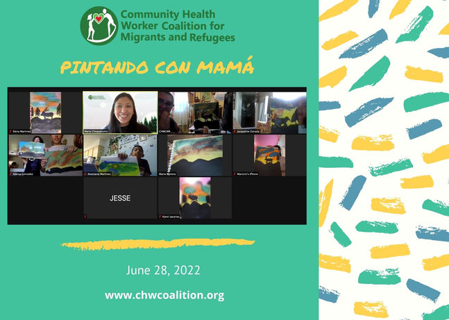 Green Abstract Shape Thank You For Coming Card.jpg