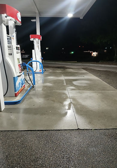 Commercial Pressure Washing At GoGas On Market Street In Wilmington, NC
