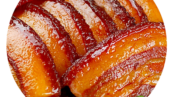 ★ Z4. 梅菜扣肉 Gedämpfte Schweinebauch-scheiben und getrocknete Gemüse