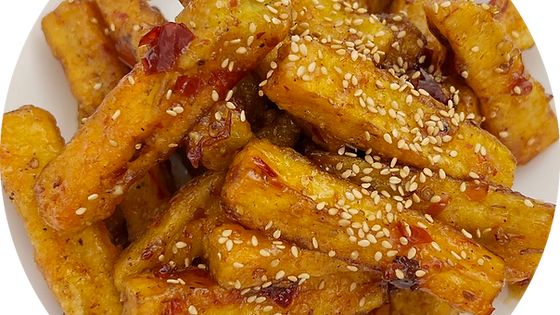 V10. 鱼香茄子 „Yú Xiāng“ Auberginen