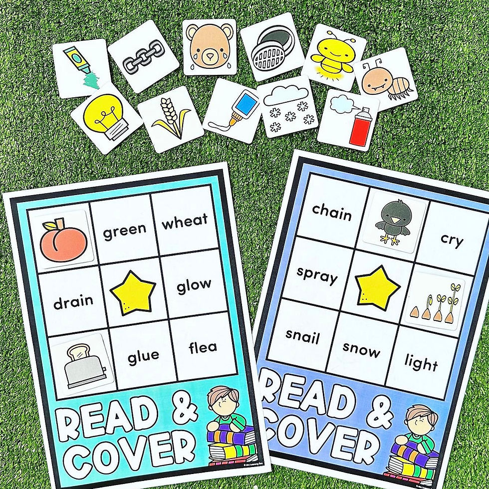 Thumbnail: Long vowel picture magnets