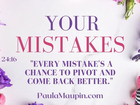 Mistakes Can Make You Better