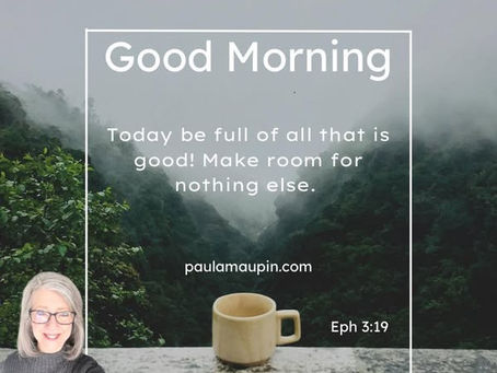 Full of God's Goodness