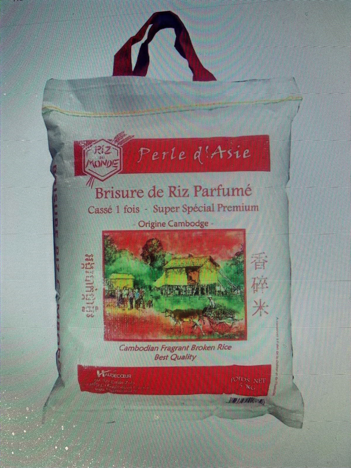 Riz cassé une fois Perle d'Asie 5kg