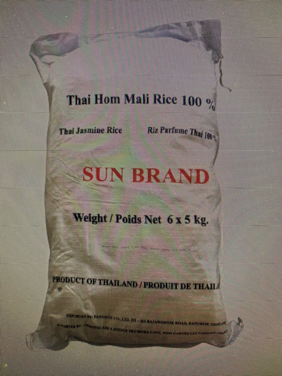 Riz long thaï Jasmin Sun  5kg