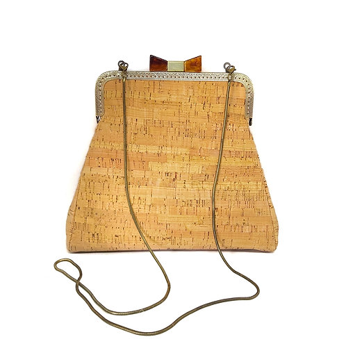 Natural Cork Vintage Frame Bag