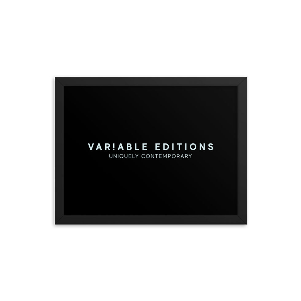 Thumbnail: Framed Variable Editions Poster