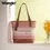 Thumbnail: Wrangler Logo Waxed Canvas Tote Bag