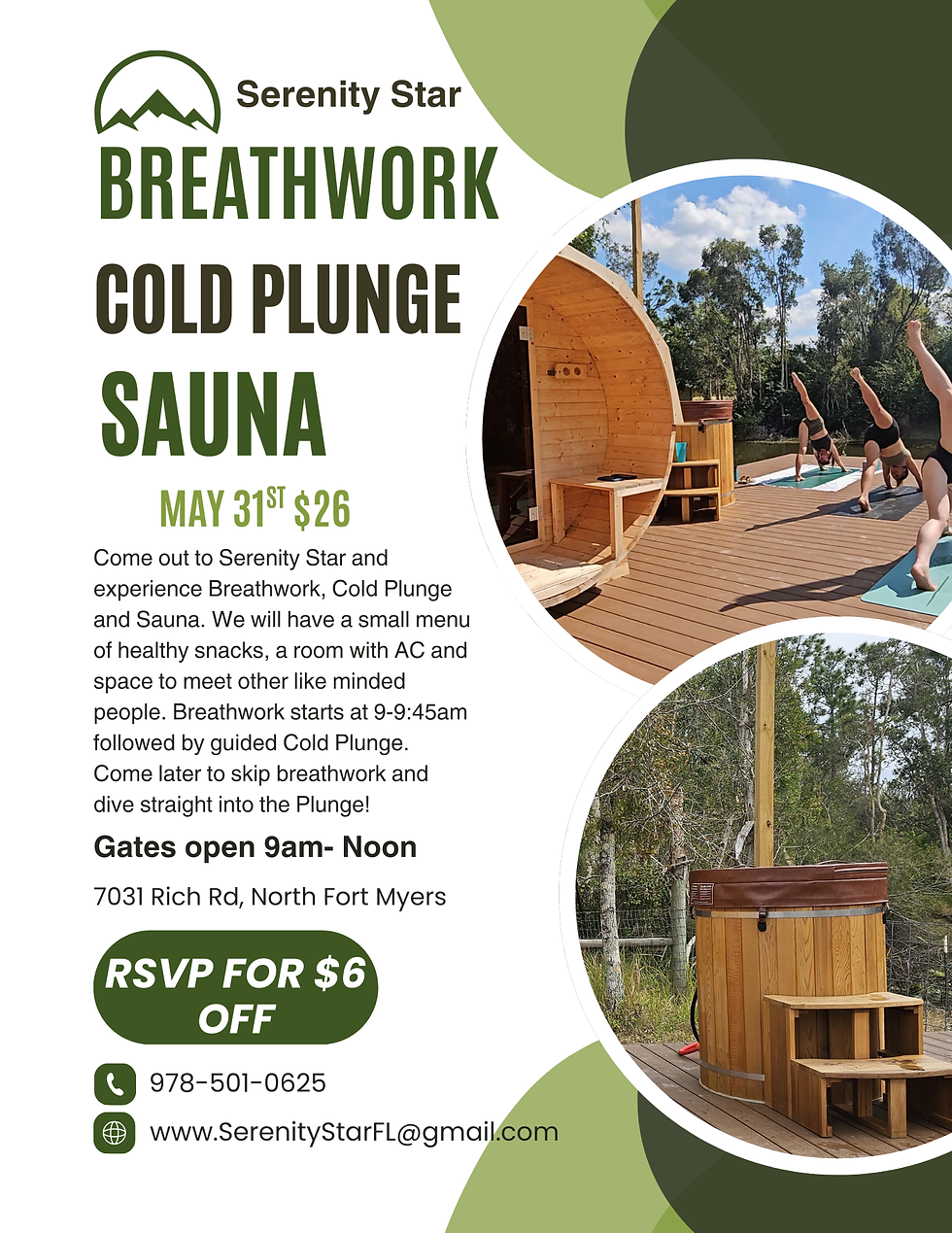 Breathwork Cold Plunge Sauna Event
