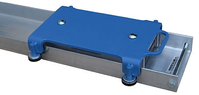 Mobile home setting rollers