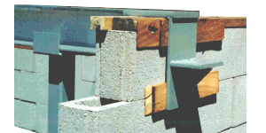 Wall Bracket for rolling over foundations
